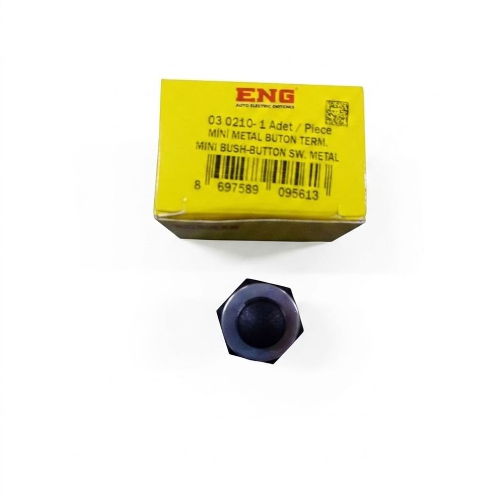 Mini Metal Buton Siyah 030210