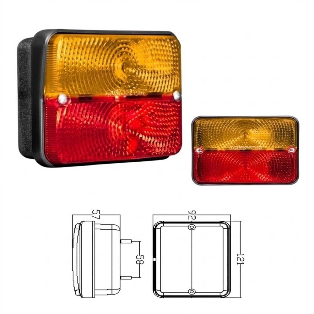 Massey Ferguson 275 Stop Lambası 0011040U91
