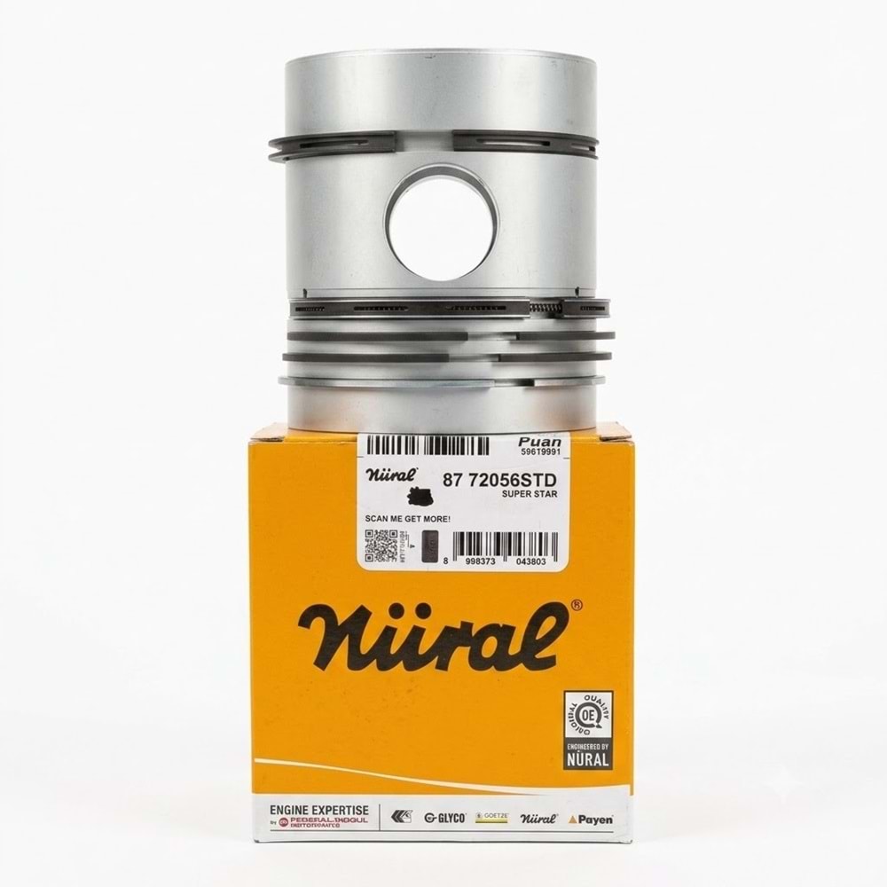 Süper Star Motor Pistonu Segmanlı 98,48 mm SMP030100
