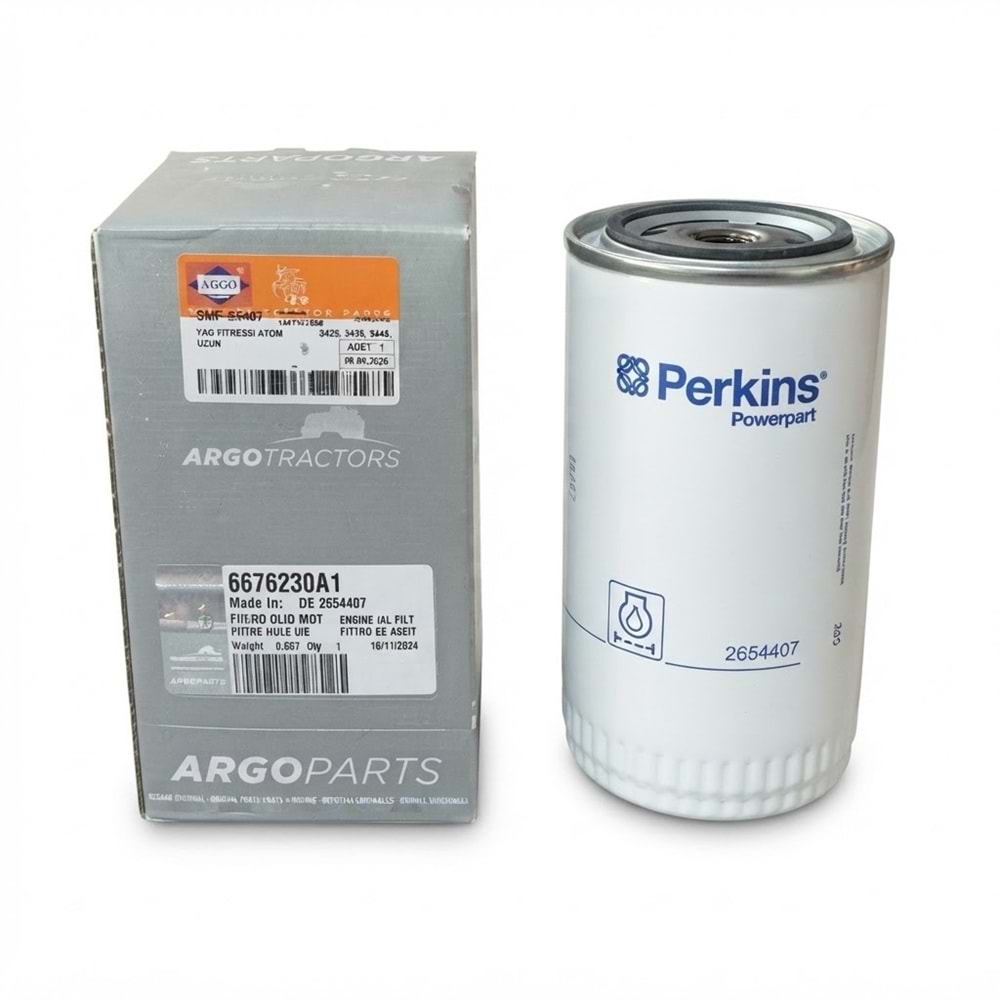 Landini, McCormick Motor Yağ Filtresi 6676230A1