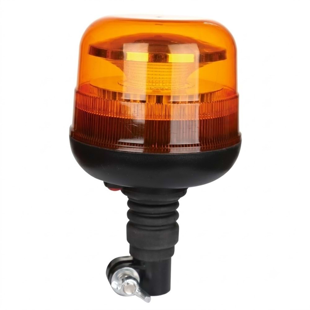 Döner Lamba 10 Fonksiyonlu Ledli Soketli Körüklü Sarı 12/24V-48W