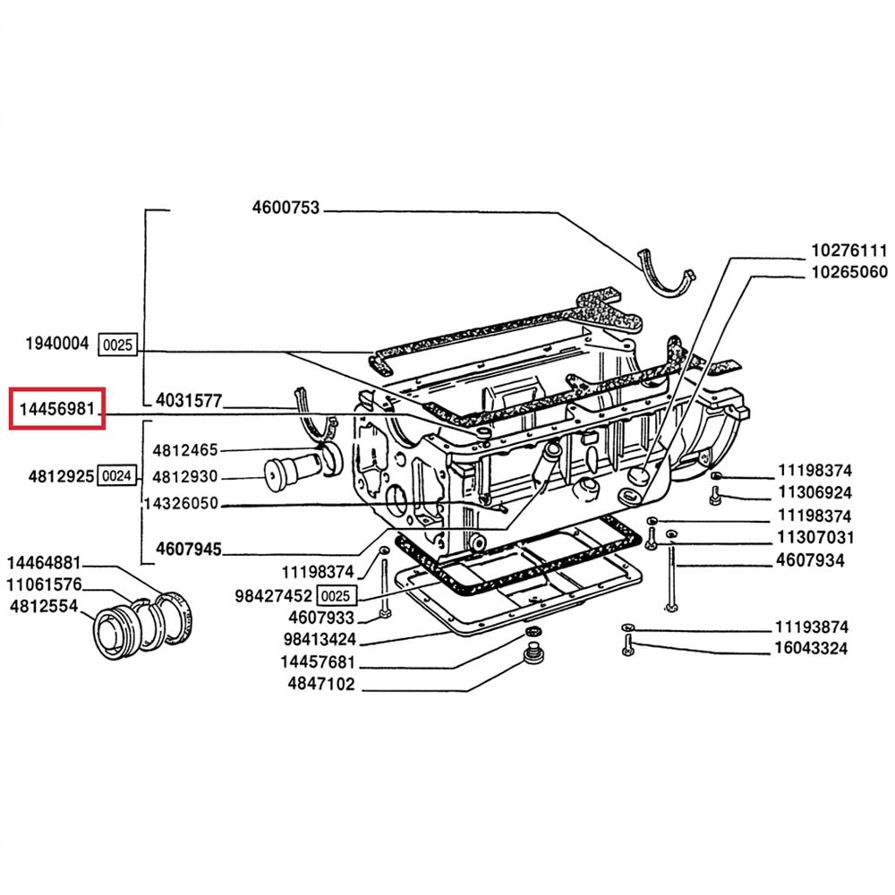 New Holland Karter Yağ O-Ringi 14456981
