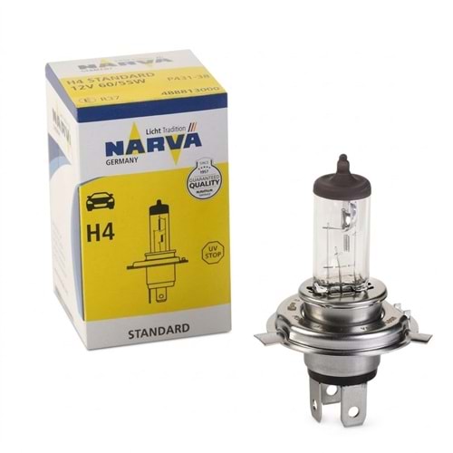 Ampul H4, 12V-60/55W, P43t-38 48881