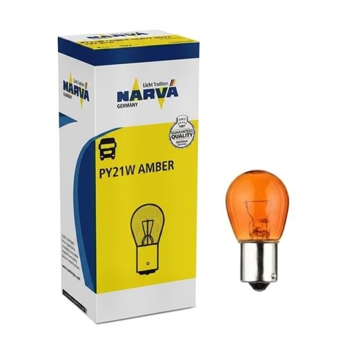Ampul PY21W, 12V-21W, BAU15s Amber 17638