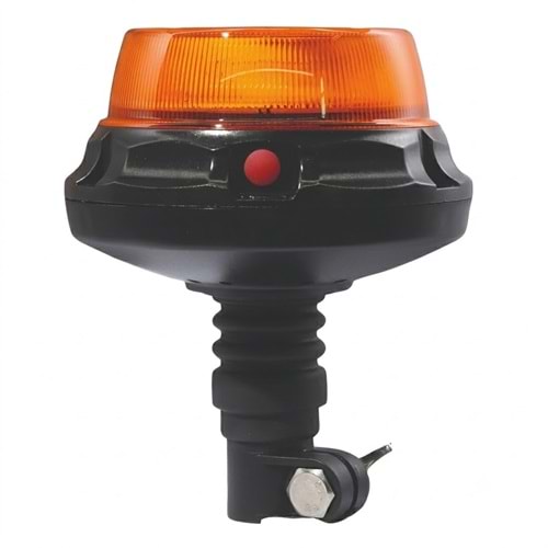 Döner Lamba 10 Fonksiyonlu Ledli Soketli Kısa Tip Körüklü Sarı 12/24V-24W