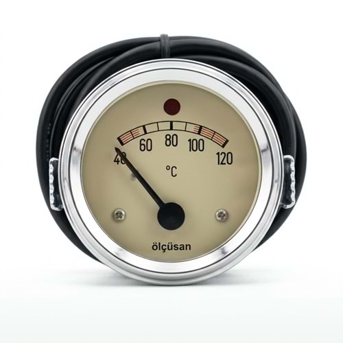 Hararet Gösterge Saati Rakamlı İkazlı 60mm 2 mt 113347