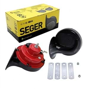 Salyangoz Tipi Dadat Korna Tek Terminalli (Fişli) 12V 60BO12.000.01K