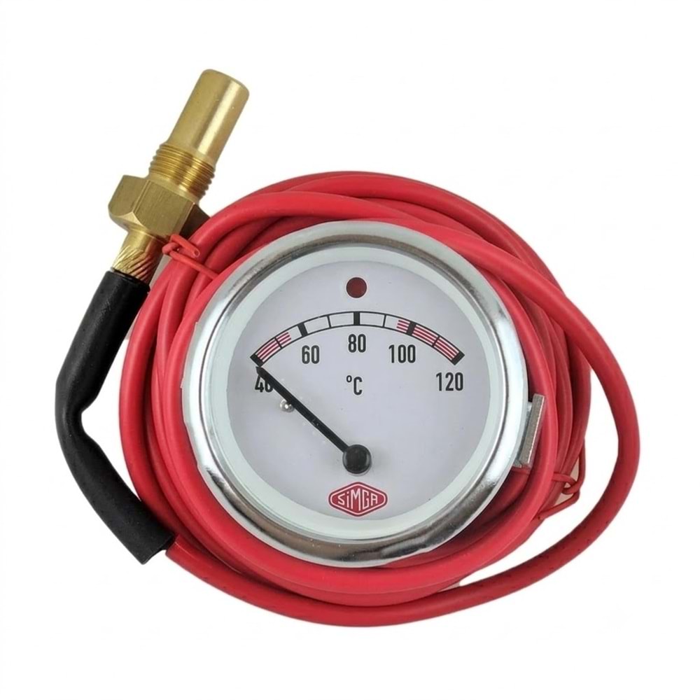 Civalı Hararet Gösterge Saati Rakamlı İkazlı 63mm 2 mt SM.TH6301002