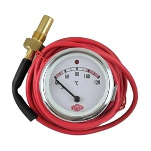 Civalı Hararet Gösterge Saati Rakamlı İkazlı 63mm 2 mt SM.TH6301002