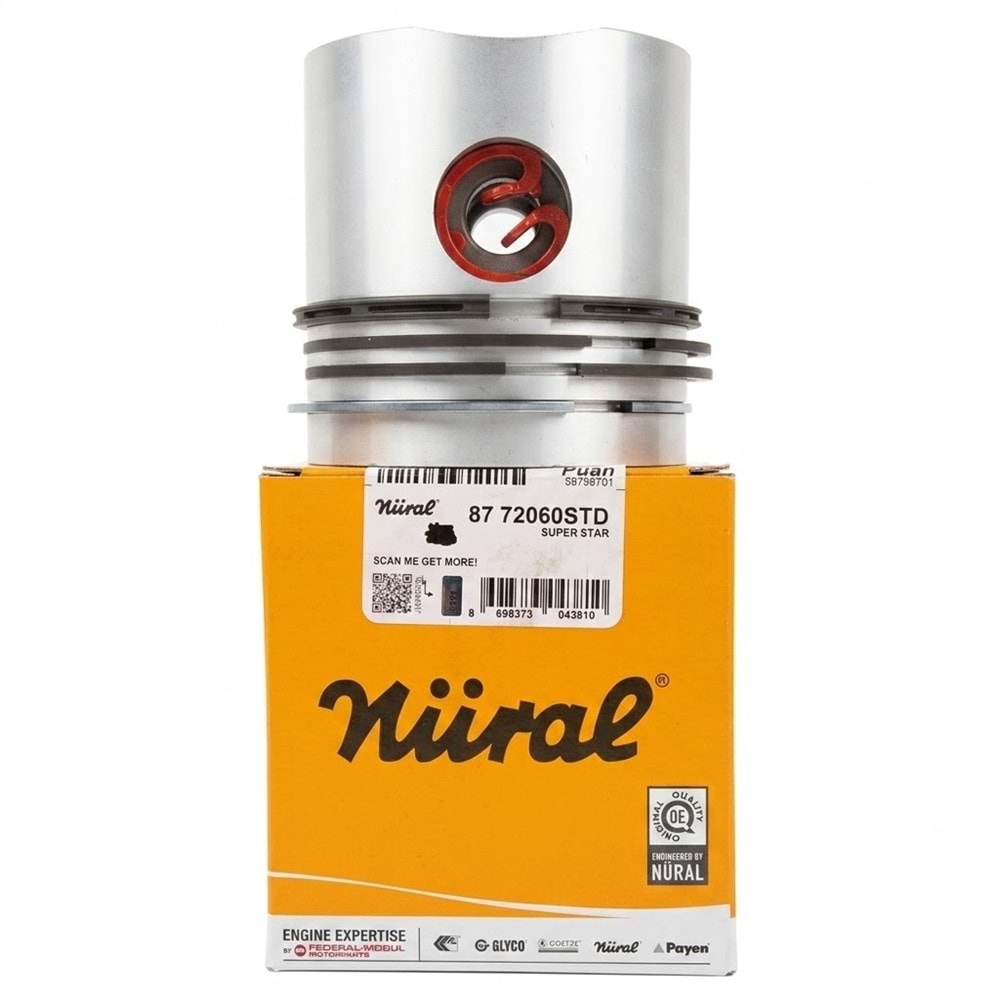 Süper Star Motor Pistonu Segmanlı 108 mm SMP03010A