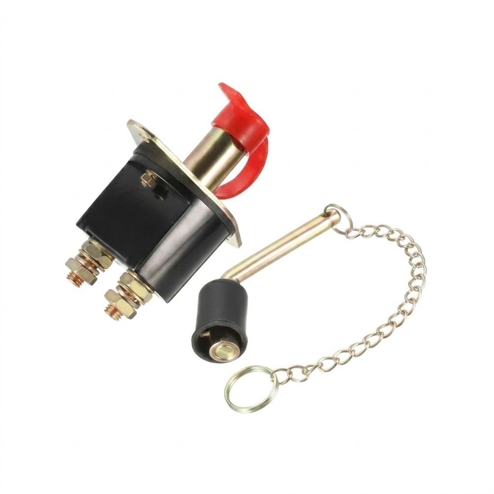 Tır Tipi Akü Şalteri Devre Kesici 12V/24V Isıya Dayanıklı 06-001