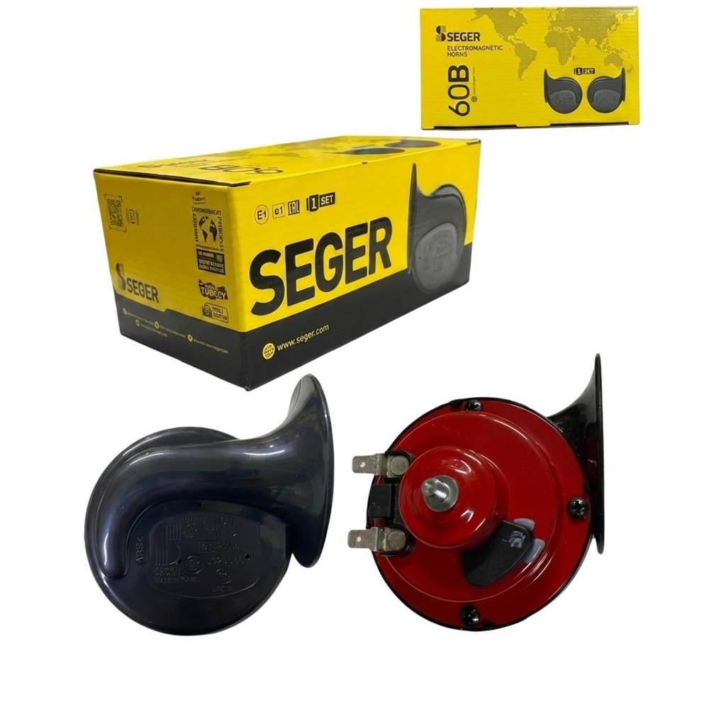 Salyangoz Dadat Korna Seti İki Terminalli 12V 60BO12.000.02
